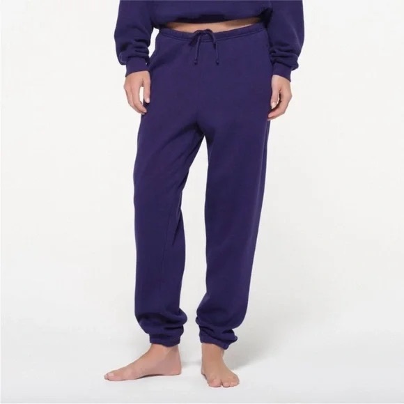 25. Skims CONCORD cotton fleece jogger XS NWT!💙 - Picture 2 of 5